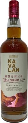 Kavalan Triple Sherry Cask Oloroso PX Moscatel 40% 700ml