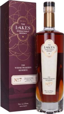 The Lakes The Whiskymaker's Reserve No. 7 Oloroso PX and Red Wine Casks 52% 700ml