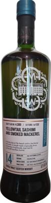 Highland Park 2009 SMWS 4.389 Yellowtail sashimi and smoked mackerel 62.7% 700ml