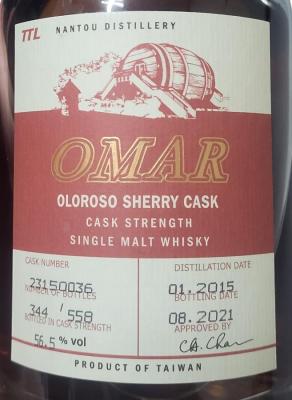 Nantou Omar 2015 Oloroso Sherry 56.5% 700ml