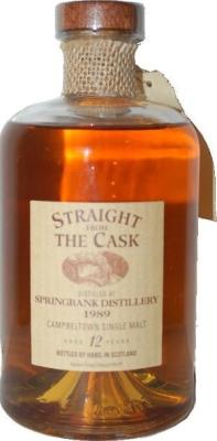 Springbank 1989 SV Straight from the Cask #499 57.3% 500ml