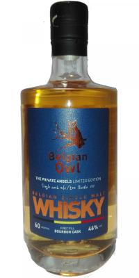 The Belgian Owl 60 months The Private Angels Limited Edition 1st Fill Bourbon Barrel 061/200 Rotary Vallee du Geer 46% 500ml