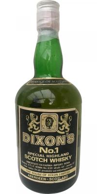 Dixon's #1 Special Highland Scotch Whisky 43% 750ml