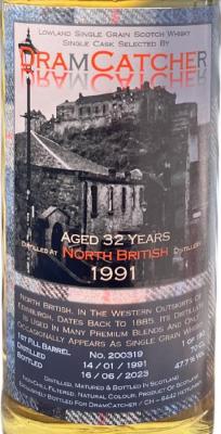 North British 1991 DrC 1st Fill Barrel 47.7% 700ml