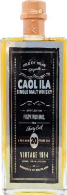 Caol Ila 1984 UD Sherry Fitzpatrick Bros 52.1% 350ml