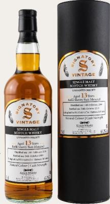 Unnamed Orkney 2006 SV Natural Colour Cask Strength Refill Sherry Butt Kirsch Import 65.2% 700ml