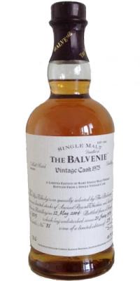 Balvenie 1973 Vintage Cask #9219 49.7% 700ml