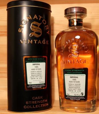 Imperial 1995 SV Cask Strength Collection 50211 + 50212 52.4% 700ml