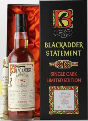 Linkwood 1987 BA Blackadder Statement Edition #9 #1042 53.8% 700ml