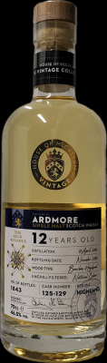 Ardmore 2006 HoMc The Vintage Collection Bourbon Hogsheads 125 129 46.5% 700ml