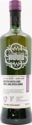 Glen Moray 2003 SMWS 35.279 Greeted with A big smile and open arms 1st Fill Ex-Bourbon Barrel 60.2% 700ml