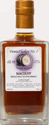 Macduff 12yo WhB fioniaflasken nr. 7 Bourbon. + Oloroso 22 month #102353 Skt Klemens malt 53% 700ml