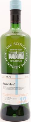 Aberlour 2006 SMWS 54.74 Sacrebleu 12yo 1st Fill Ex-Bourbon Barrel 58.7% 700ml