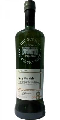 Ardmore 2008 SMWS 66.107 Enjoy the ride Refill Barrel 60.8% 700ml