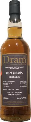 Ben Nevis 2015 MMcK C&S Dram Collection Sherry Hogshead #27 60.5% 700ml