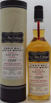 Glen Keith 1996 ED The 1st Editions Refill Sherry Butt HL 14986 57.2% 700ml