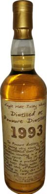 Bowmore 1993 TI Handwritten Label Bourbon Hogshead #477 53.7% 700ml