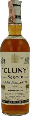Cluny Blended Scotch Whisky Importato D. & C. Bologna 43% 750ml