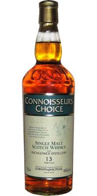 Inchgower 13yo GM Connoisseurs Choice Refill Sherry Hogshead 46% 750ml