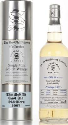 Caol Ila 2007 SV The Un-Chillfiltered Collection Bourbon Barrels 315319 & 315320 46% 700ml