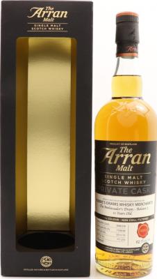 Arran 2008 The Ambassador's Dram Release 3 Moscatel Cask 2008/278 Robbie's Drams Whisky Merchants 62.1% 700ml