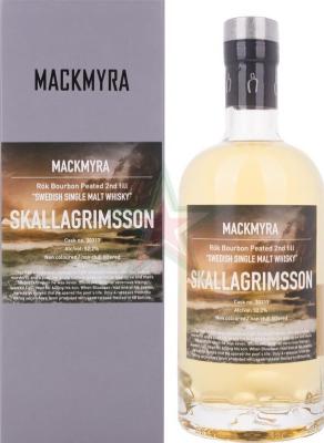 Mackmyra Skallagrimsson Viking Series Rok Bourbon Peated 2nd Fill #30317 52.2% 500ml
