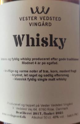 Vester Vedsted Vingard 2017 48% 500ml