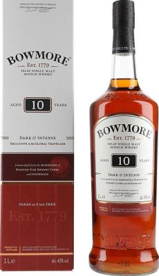 Bowmore 10yo Dark & Intense Spanish Oak Sherry Casks & Hogsheads 40% 1000ml