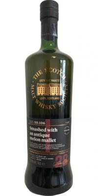 Bladnoch 1990 SMWS 50.106 Smashed with an antique melon mallet 2nd Fill Ex-Bourbon Barrel 55% 700ml
