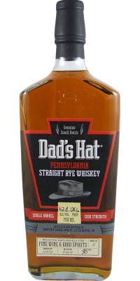 Dad's Hat 2015 Single Barrel Cask Strength Fine Wines & Good Spirits 62.8% 750ml