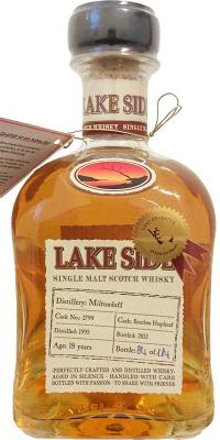 Miltonduff 1995 Sth Lake Side Bourbon Hogshead #2799 57.6% 700ml