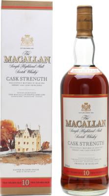 Macallan 10yo Cask Strength Sherry Oak 58.8% 1000ml