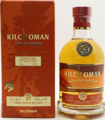 Kilchoman Small Batch STR French Exclusive Bourbon &Port STR Wine &Oloroso 5% LMDW 75% 700ml