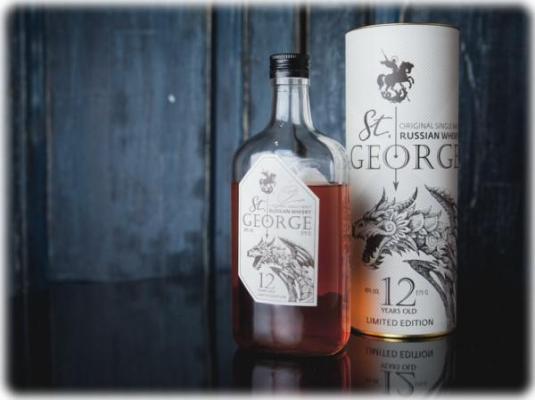 St. George RU 12yo 33-liter Sauternes Cask 40% 700ml