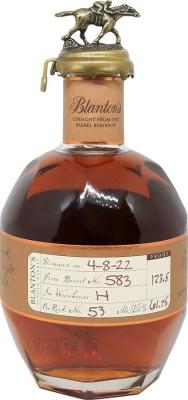 Blanton's Straight from the Barrel 61.75% 700ml