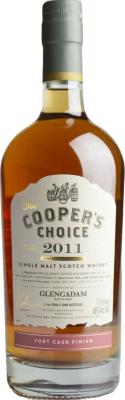 Glencadam 2011 VM The Cooper's Choice 6yo Port Wine Pipe Finish #0349 46% 700ml