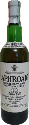 Laphroaig 10yo Single Islay Malt Scotch Whisky Allied Domecq Italia 40% 700ml