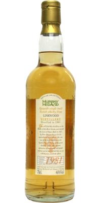 Linkwood 1981 MM Bourbon Wood 46% 700ml