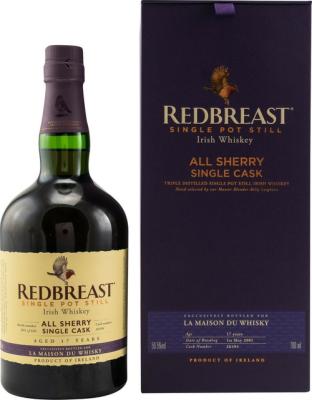 Redbreast 2001 All Sherry Single Cask #26494 LMDW 59.5% 700ml