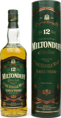 Miltonduff 12yo Pure Single Malt Oak Casks BORCO-MARKEN-IMPORT Hamburg 43% 700ml