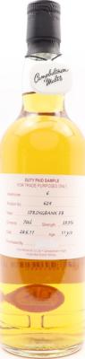 Springbank 2011 Duty Paid Sample For Trade Purposes Only Fresh Barrel 59.9% 700ml