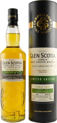Glen Scotia 2001 Limited Edition Single Cask #618 58.5% 700ml