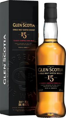 Glen Scotia 15yo Classic Campbeltown Malt American Oak 46% 200ml