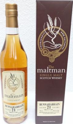 Bunnahabhain 1990 MBl The Maltman Sherry Butt 49.5% 700ml