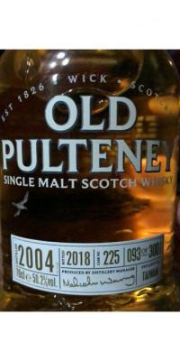 Old Pulteney 2004 Single Cask 225 Taiwan 50.2% 700ml