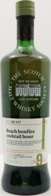 Bunnahabhain 2007 SMWS 10.137 Beach bonfire cocktail hour HTMC 2nd Fill Hogshead 58.8% 700ml