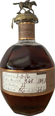 Blanton's Single Barrel Straight from the Barrel #4 Charred American White Oak Barrel 64.6% 700ml