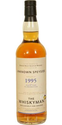 Unknown Speyside 1995 TWhm Bourbon Cask Sweden Exclusive 53.9% 700ml