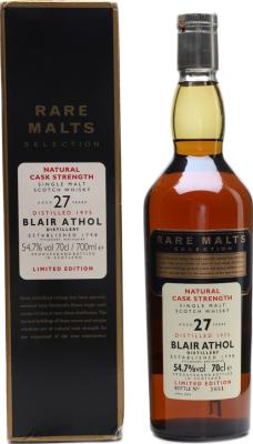 Blair Athol 1975 Rare Malts Selection 27yo 54.7% 700ml