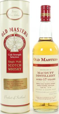 Macduff 1990 JM Old Masters Cask Strength Selection #1418 57.8% 700ml